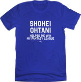 Shohei Ohtani Fantasy League Tee